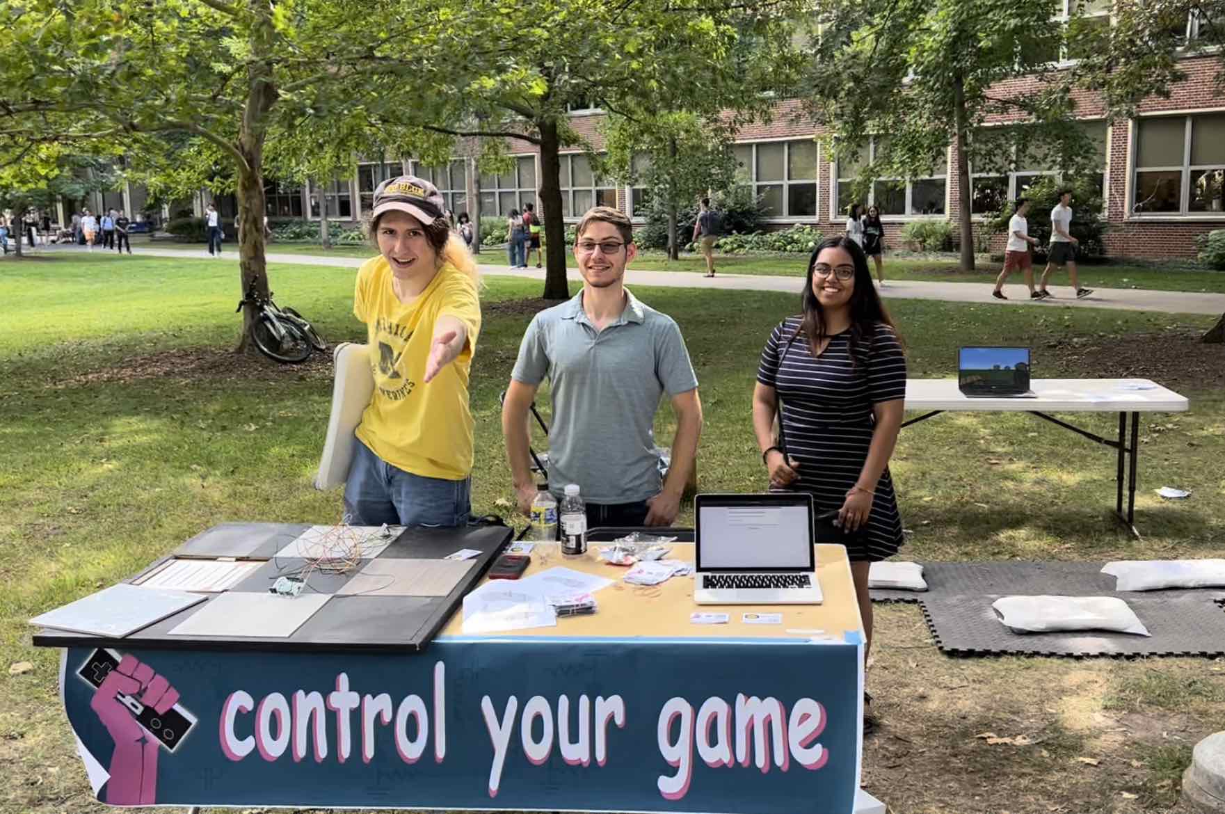 Control Your Game Presidents at UofM Club Festival